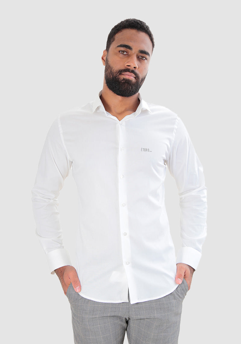 Camisa Super Slim com Elastano
