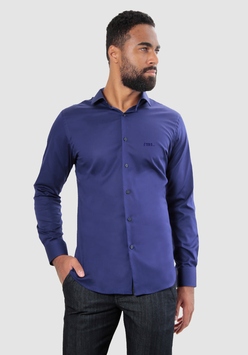 Camisa Super Slim com Elastano
