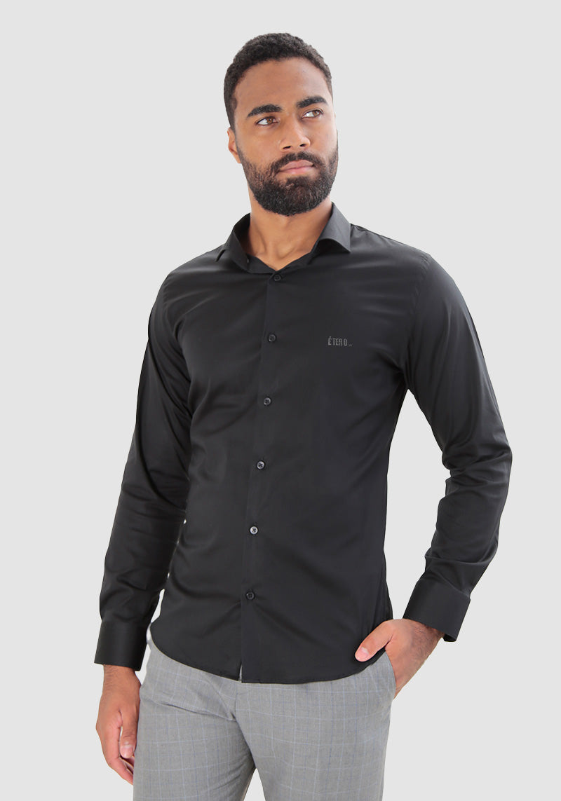Camisa Super Slim com Elastano