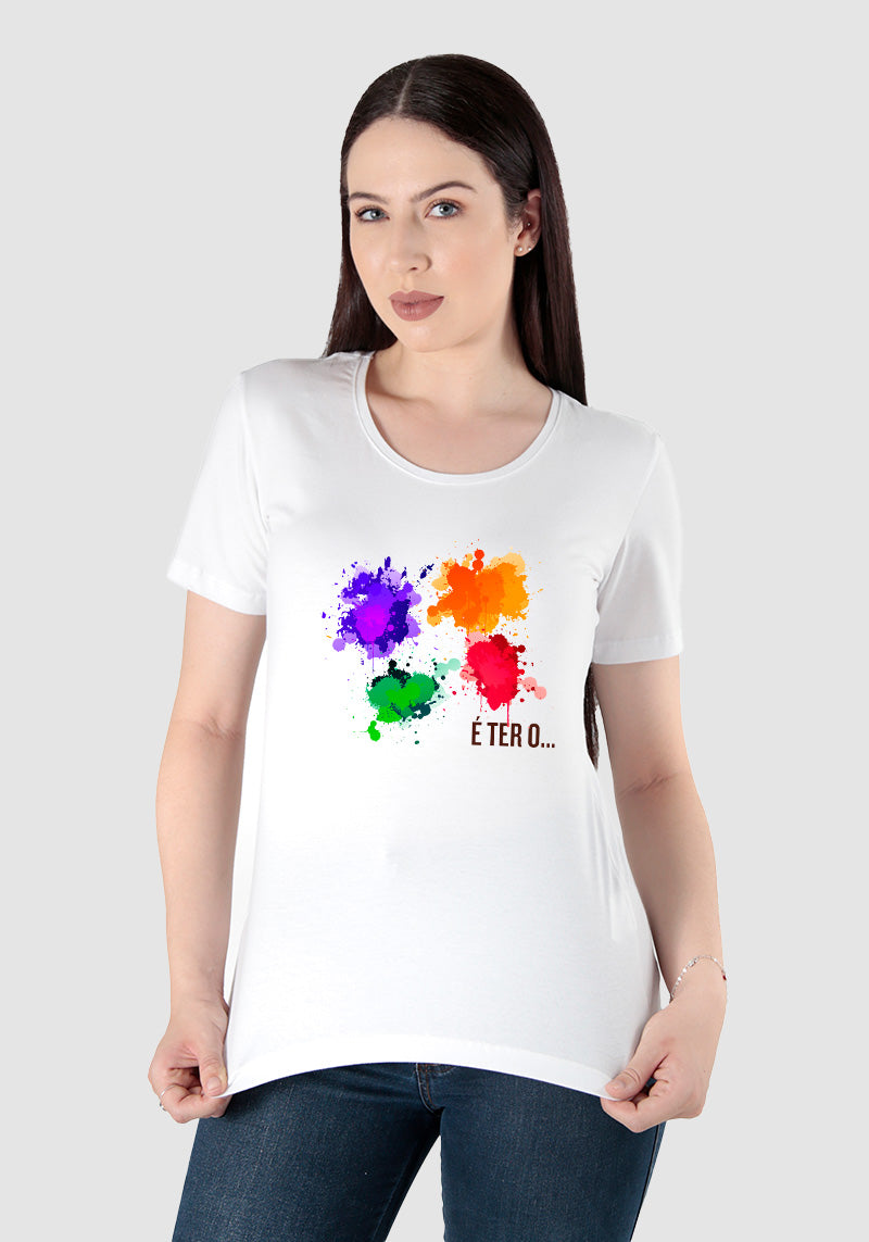 Camiseta Premium Algodão Egípcio Feminina