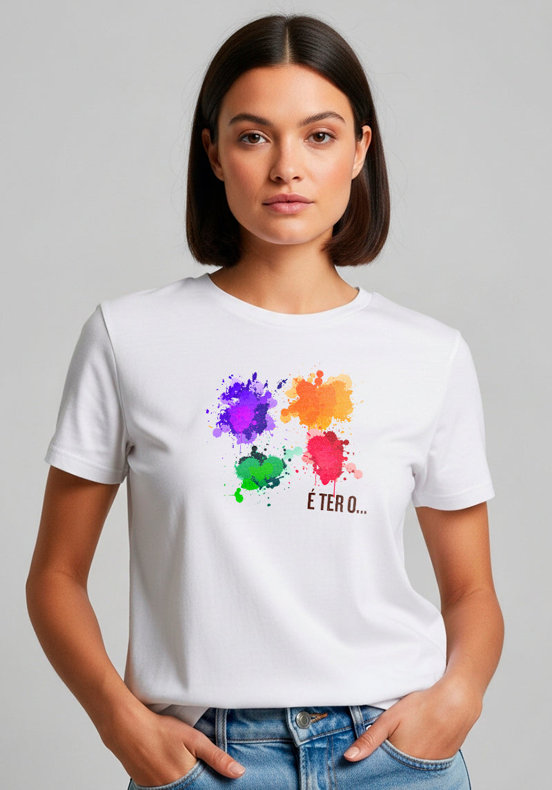 Camiseta Premium Algodão Egípcio Feminina